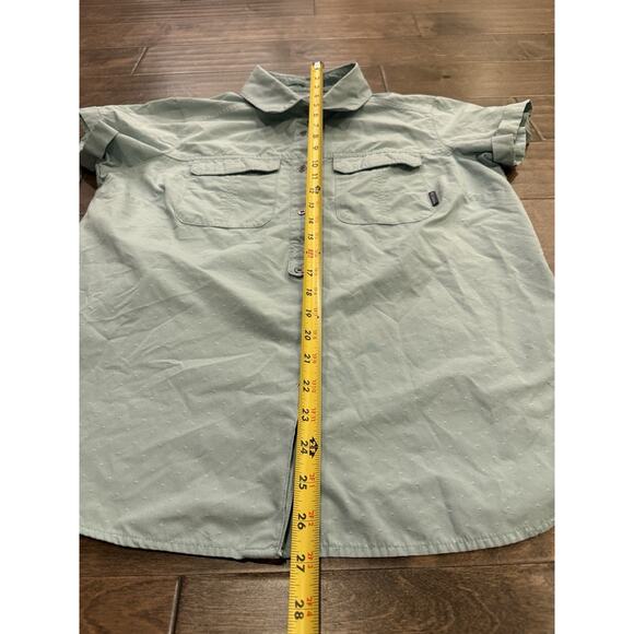 Columbia Womens Pilsner Novelty Hiking Outdoors Ventilated Short Sleeve Shirt L - Picture 9 of 10